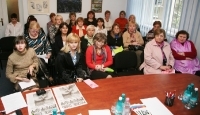преподаватели из различных  лицеев и школ г. Кишинева, присутствующие на презентации.