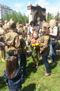 Дети пели песни военных лет