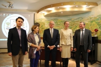 Российские дипломаты и сотрудники ВШЭ на встрече со старшеклассниками