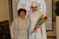 Председатель общины Осетин Светлана Джиоева поприветсвовала гостей праздника