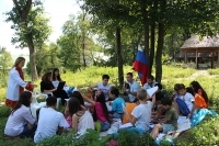«Русский день» в молодежном лагере 