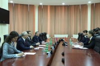 Встреча с президентом Приднестровья Евгением Шевчуком и министром иностранных дел Ниной Штански