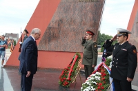 Мемориал «Вечность». Ф. Мухаметшин возложил венок от российского посольства