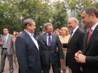 Слева направо: В.Рыбицкий, В.Филипп, Н.Тимофти, В.Филат. 